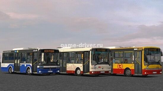 омси 2 мод автобусы Autosan SanCity Pack omsi 2 byManek v1.6