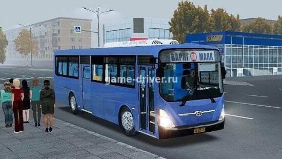 омси 2 мод buses Hyundai AeroCity 540 FaceLift для OMSI 2