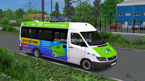 омси 2 мод микроавтобус Mercedes Benz Spinter 411CDI omsi 2