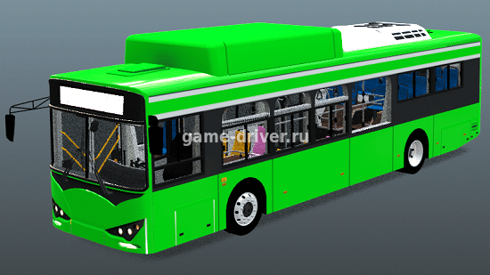 омси 2 мод автобус BYD E bus 12 South Korea Spec 1.0.0 для omsi 2