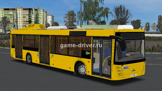 omsi 2 mod автобус МАЗ 203.047 2021-2025 для омси 2