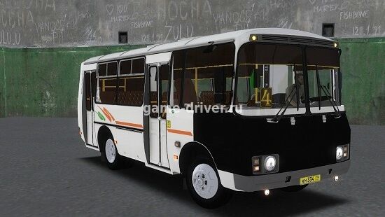 омси 2 мод Русский автобус ПАЗ-32054 2013 км334 14 для omsi 2
