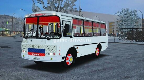 омси 2 мод автобус ПАЗ-32054 3UZ рест. А666НУ70 omsi 2