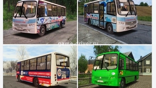 omsi 2 mod buses ПАЗ 320302-08 Vector для омси 2 ( +перекраски )