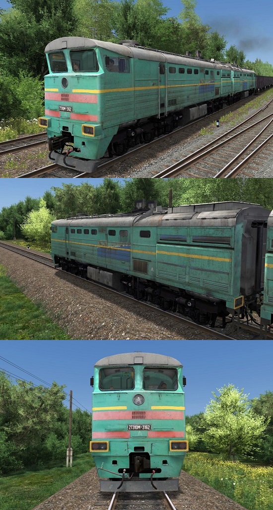 2ТЭ10М 3162 тепловоз для Train Simulator 2015
