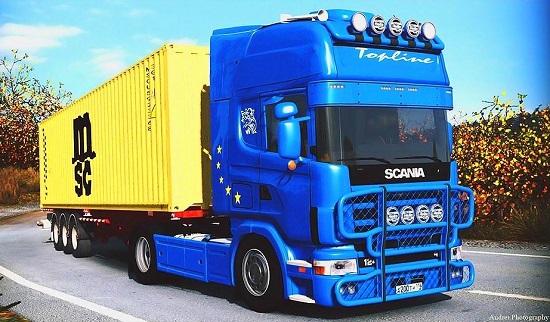 Scania R124 для Euro Truck Simulator 2 1.20