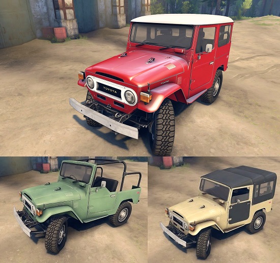 Toyota FJ40 1.0 для Spin Tires