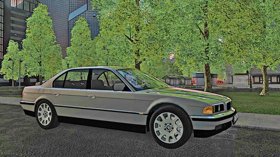 BMW E-38 725tds для City Car Driving 1.4,1.5