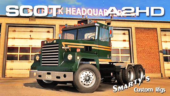 Scot A2HD + Interior v1.01 by Smarty для American Truck Simulator