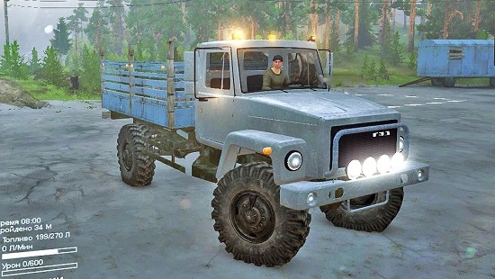 ГАЗ-3308 (4x4) для Spin Tires 03.03.16