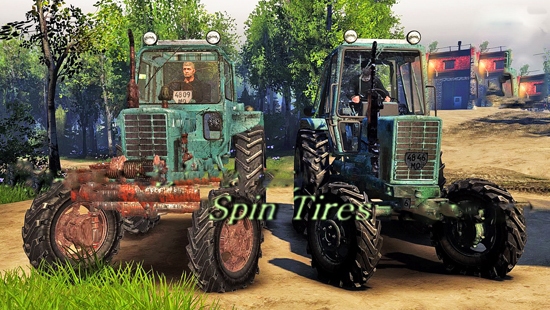 МТЗ-82 для Spin Tires 03.03.16