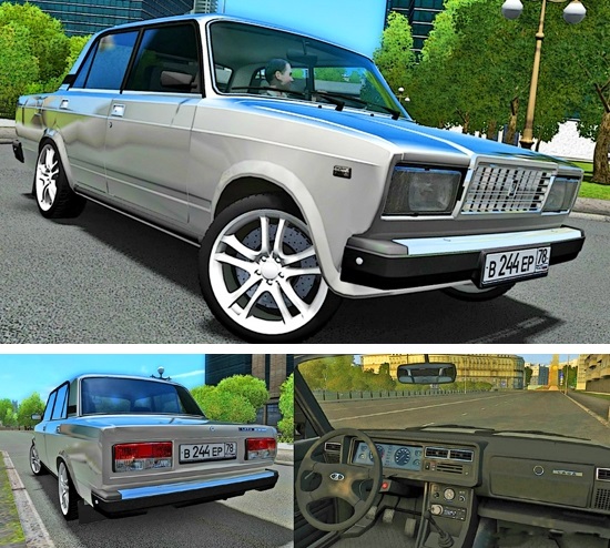 ВАЗ 2107 TD04L 1.2 bar для City Car Driving 1.5