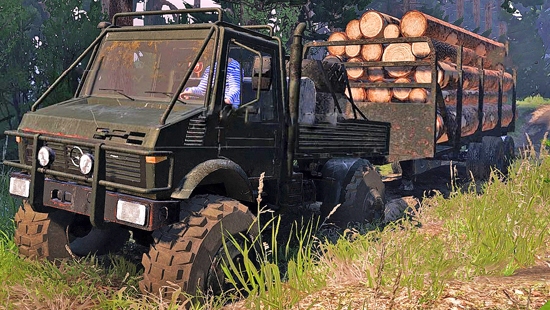 Unimog U1650 для Spin Tires 03.03.16