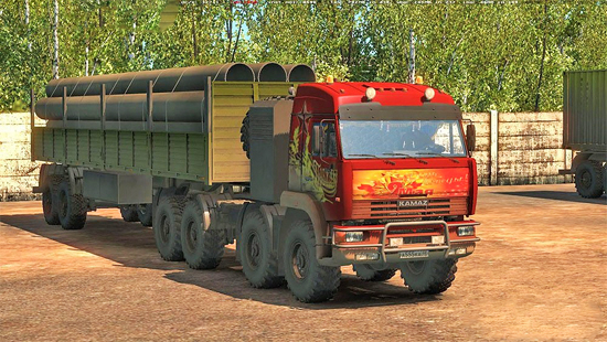 Камаз 54-64-65 Offroad V3.2 для Euro Truck Simulator 2 1.23