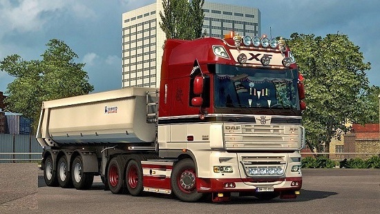 DAF XF by 50k v3.7 для ETS 2 1.24