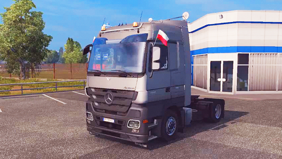 Mercedes Actros MP3 Reworked v1.4 ETS 2 1.24