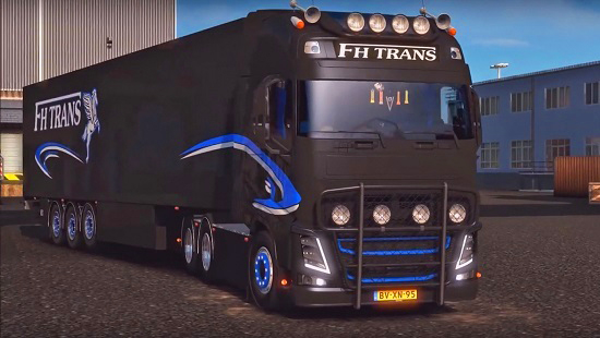 Volvo FH16 750 FH-Trans для Euro Truck Simulator 2 1.24