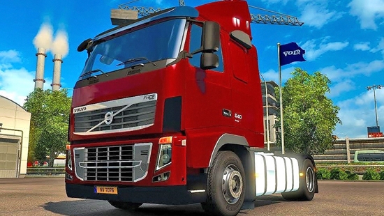 Volvo FH reworked для Euro Truck Simulator 2 1.24