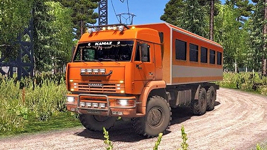 Камаз 54-64-65 upd для Euro Truck Simulator 2 1.24