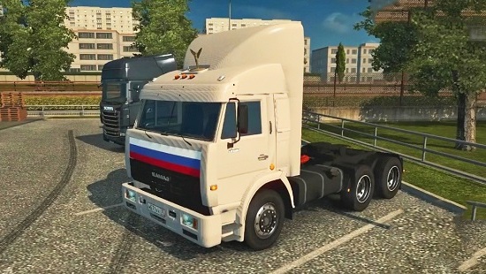 Камаз 54115 v3 для Euro Truck Simulator 2 1.24