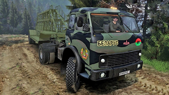 Маз-500 6х6 и 4х4 для Spin Tires 03.03.16