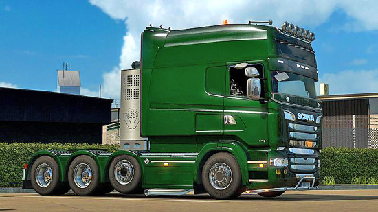 Scania R & Streamline Modifications v2.0 для ETS 2 1.25