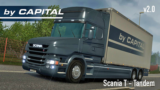 Scania T Tandem ByCapital v2.0 для ETS 2 1.25