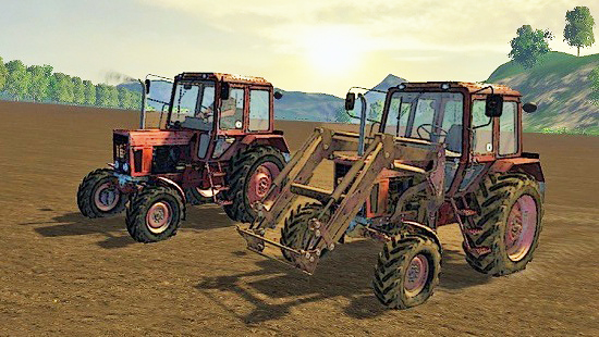 Фронтальный погрузчик МТЗ для Farming Simulator 2015