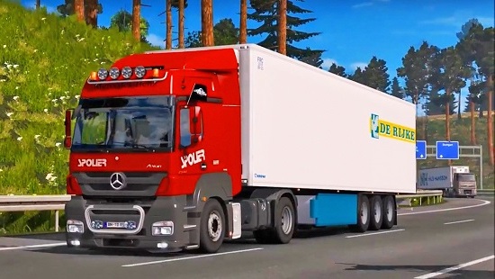 Mercedes Benz Axor 2544 v1.0 для Euro Truck Simulator 2 1.25
