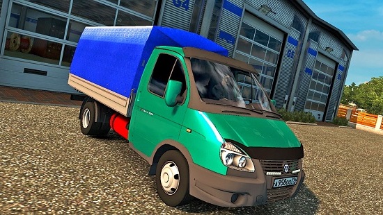 Газель ГАЗ-3302 Reworked v1.0 для Euro Truck Simulator 2 1.26