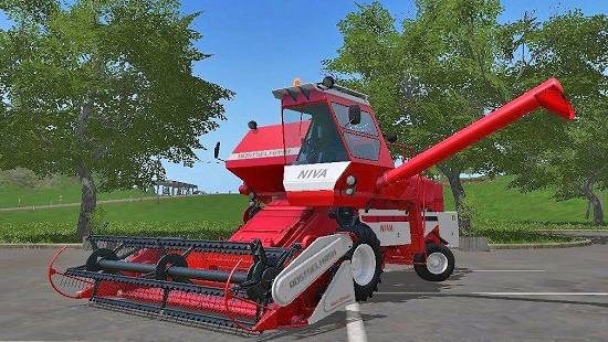 Нива Эффект СК5МЭ красный для Farming Simulator 17