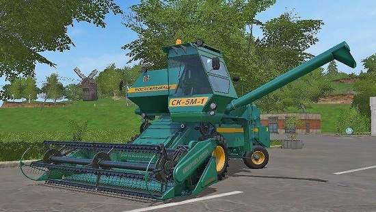 Нива Эффект СК5МЭ зелёный для Farming Simulator 17
