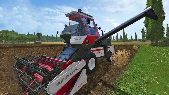 Нива СК-5 Ростсельмаш для Farming Simulator 2017