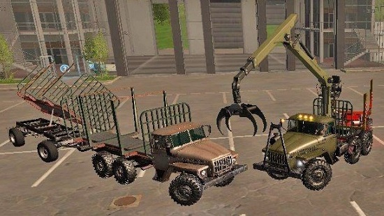 Урал-4320 лесхоз для Farming Simulator 2017