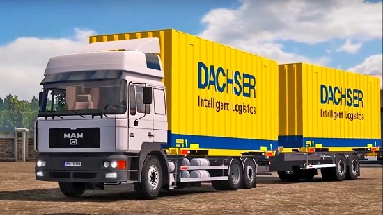 MAN F2000 Dachser BDF для Euro Truck Simulator 2 1.26