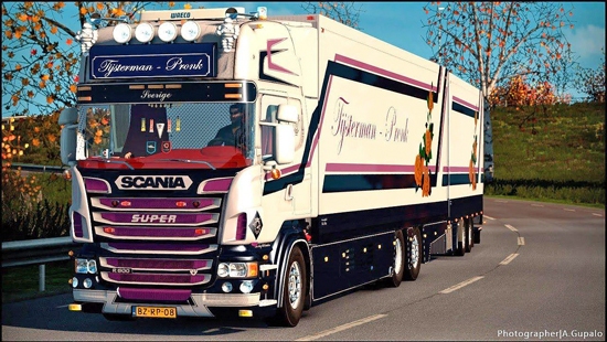 SCANIA R500 TIJSTERMAN Truck - Tandem для ETS 2 1.26