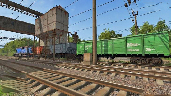 Sosnovka train System v1.0 для Farming Simulator 2017