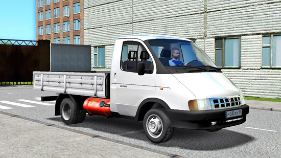 Газ - 33021 ГАЗель для City Car Driving 1.5.1 - 1.5.2
