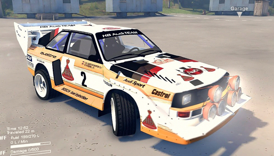 Audi Sport quattro S1 для Spin Tires 22.07.15