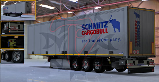 Schmitz S.KO EXPRESS Folding Wall Box для Euro Truck Simulator 2 1.21