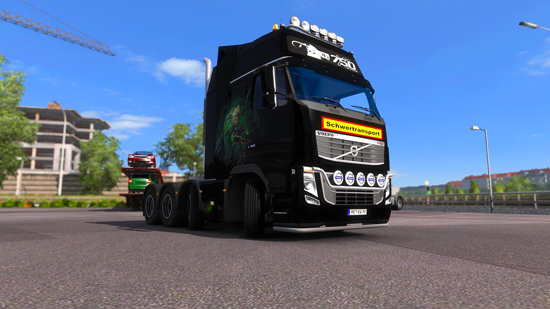 VOLVO FH16 8X4 для Euro Truck Simulator 2 1.21