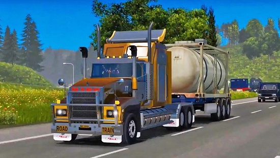 Mack Titan V8 для Euro Truck Simulator 2 1.26