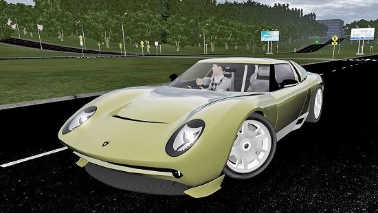 Lamborghini Miura Concept для City Car Driving 1.5.1 - 1.5.2