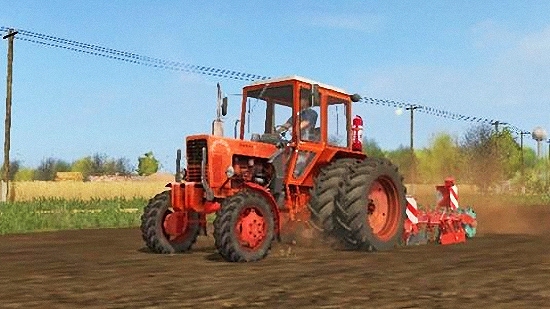 Трактора МТЗ-80 и МТЗ-82 V1.2 для Farming Simulator 2017