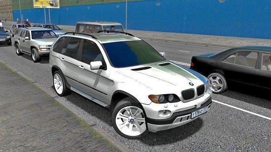 Автомобиль BMW X5 4.8is E53 для City Car Driving 1.5.5