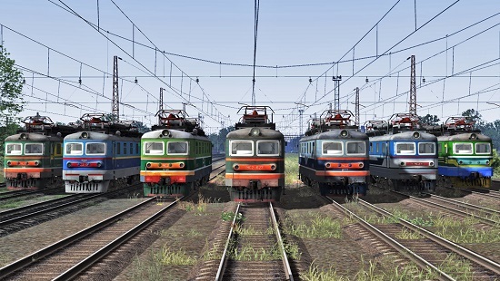 Электровозы ЧС2 пак для Train Simulator 2018