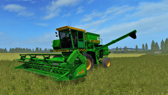 Комбайн Дон-1500Б v2.1 для Farming Simulator 2017 (v1.5.x)