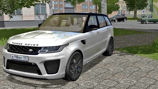 Мод 2018 Range Rover Sport SVR для City Car Driving 1.5.4-1.5.6