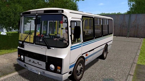 Автобус ПАЗ-32054 для City Car Driving 1.5.7