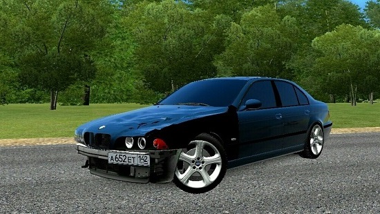 Автомобиль BMW 540i E39 для City Car Driving 1.5.7